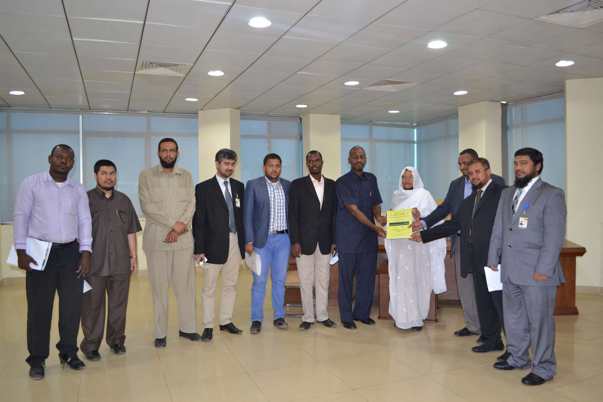 وزيرة التعليم العالي بالسودان تستقبل (GRC)