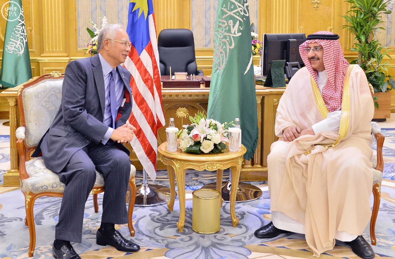 ولي عهد المملكة يستقبل رئيس وزارء ماليزيا ويبحث قضية الروهنجيا