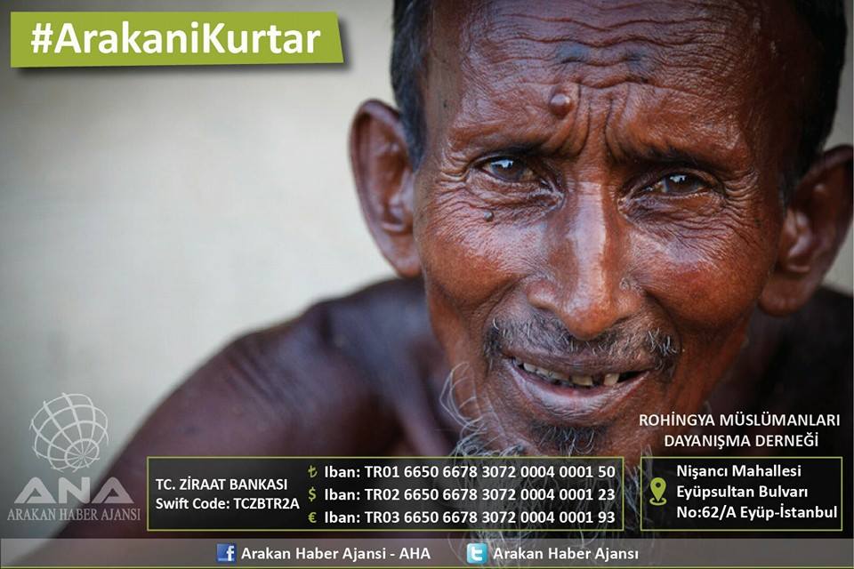 نشطاء من تركيا يطلقون حملة إعلامية على تويتر باسم #أنقذ_أراكان ‎#ArakaniKurtar