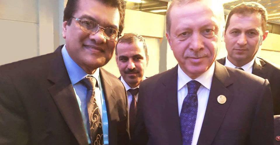 وقار الدين يلتقي برجب طيب أردوغان في اسطنبول