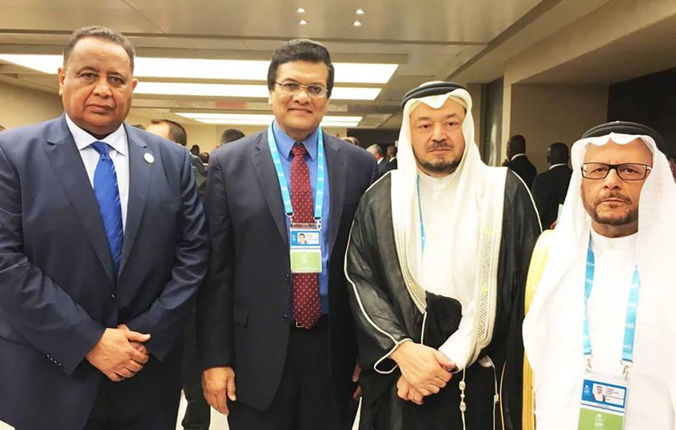وقار الدين يلتقي بوزير الخارجية السوداني