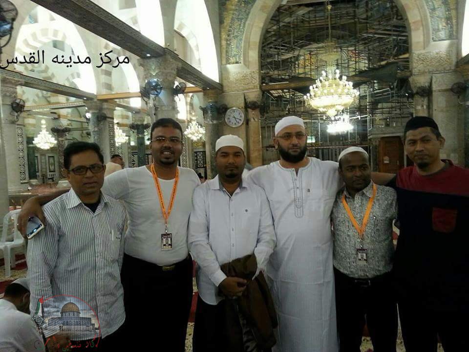 مسلمو ميانمار يزورون الأقصى ويؤدون الصلاة فيه