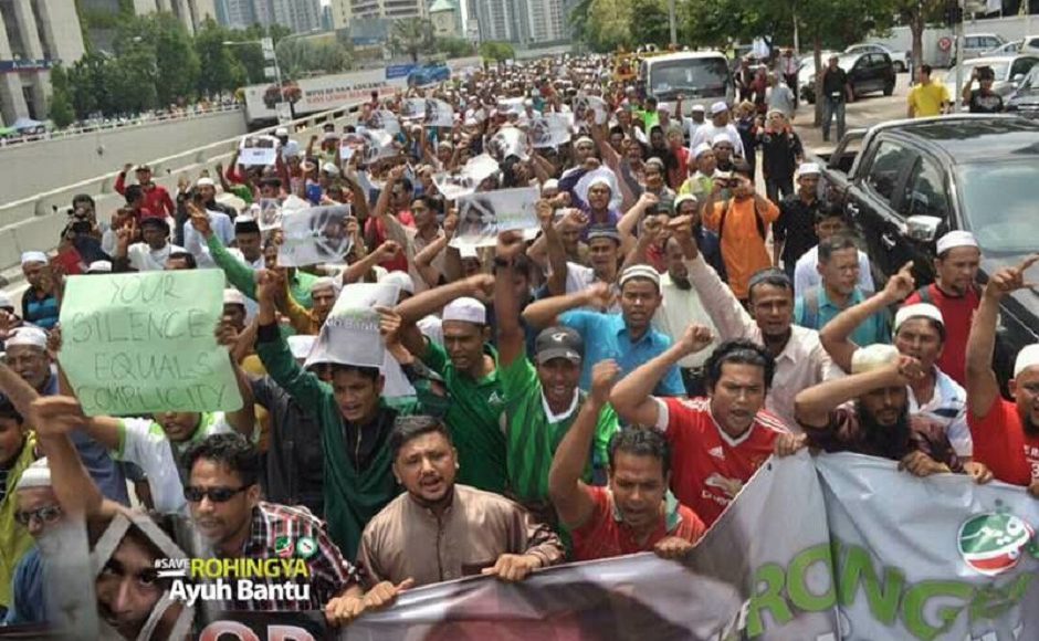 الآلاف يتظاهرون في ماليزيا ويدعون ميانمار إلى إنصاف مسلمي الروهنغيا