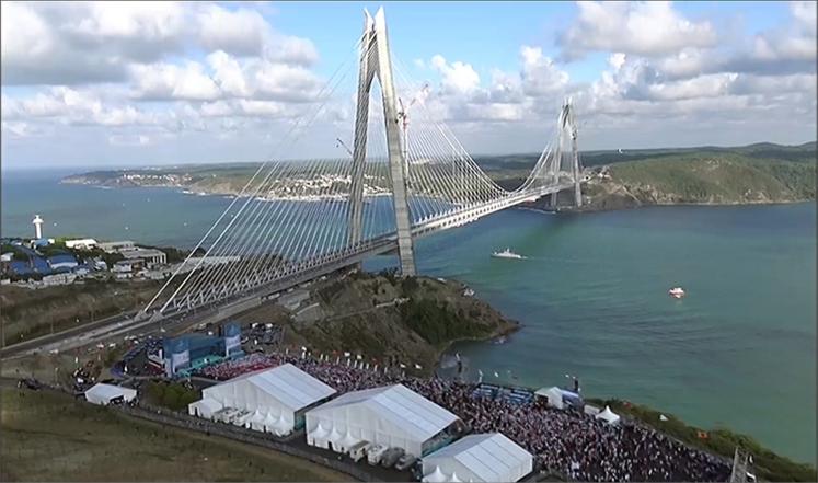إسطنبول تحتفل بأكبر جسر معلق في العالم