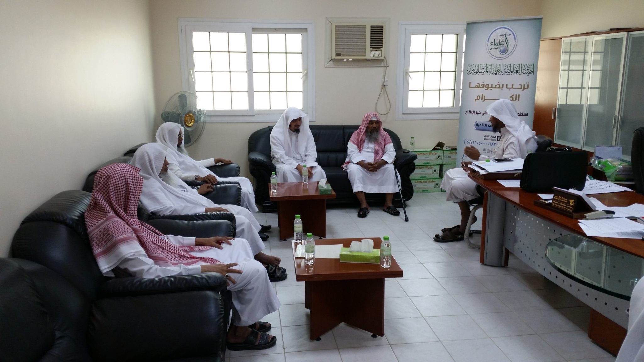 وفد من العلماء والدعاة الروهنغيين يزور هيئة العلماء المسلمين