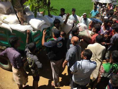 وصول أول وفد إغاثي جزائري إلى حدود ميانمار