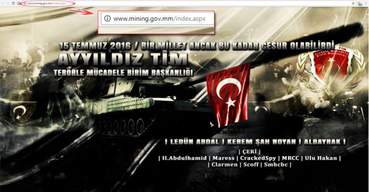 قراصنة أتراك يوجهون ضربة إلكترونية لميانمار