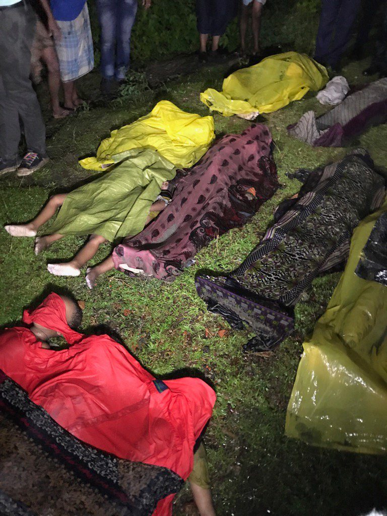 انقلاب قارب يقل 130 من الفارين الروهنغيا ومصرع 13