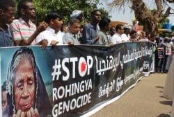 أطياف الشعب السوداني تقف تضامنا مع الروهنغيا