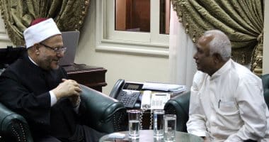مفتي مصر يستقبل مفتي ميانمار ويؤكد دعمه الكامل لقضية مسلمي الروهنغيا