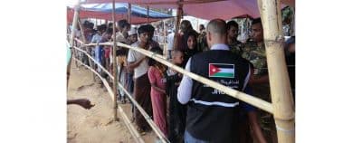 حملة إغاثة الروهنغيا الأردنية تبدأ توزيع الدفعة الأولى من المساعدات على اللاجئين