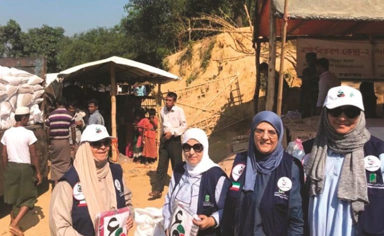 الهيئة الخيرية تنفذ سادس حملة إغاثية للروهينغا