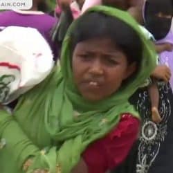أطفال الروهنغيا يعيشون بين القمامة والمجاري.. صور مؤثرة!