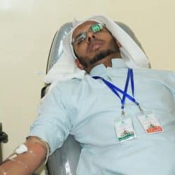 200 متبرع بالدم من الجالية الروهنغية بالسعودية للجنود المرابطين