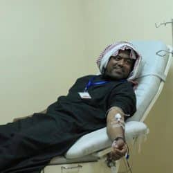 200 متبرع بالدم من الجالية الروهنغية بالسعودية للجنود المرابطين