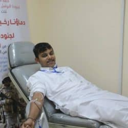200 متبرع بالدم من الجالية الروهنغية بالسعودية للجنود المرابطين
