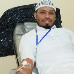 200 متبرع بالدم من الجالية الروهنغية بالسعودية للجنود المرابطين