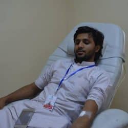 200 متبرع بالدم من الجالية الروهنغية بالسعودية للجنود المرابطين