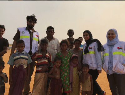 بالصور.. "دار العطاء" العمانية تفرش بساطها لمخيمات الروهنغيا