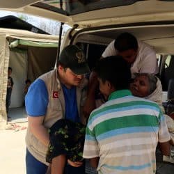 IHH تلبي نداء الشاب الأراكاني