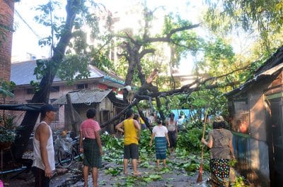 مصرع 7 أشخاص بسبب العواصف الرعدية في ميانمار خلال شهرين