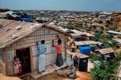 الأمم المتحدة تحذر من تعرض حياة 200 ألف روهنغي لخطر الرياح في بنغلادش