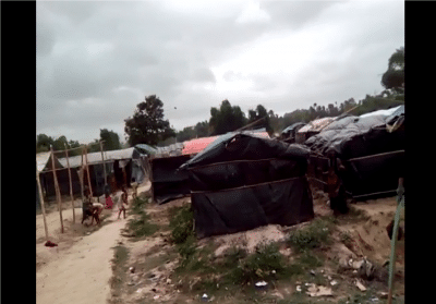 الرياح والأمطار الموسمية خطر يهدد حياة آلاف اللاجئين الروهنغيا في بنغلادش