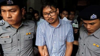 غياب شاهد من الشرطة عن محاكمة صحفيي رويترز في ميانمار