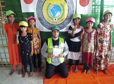 سوري مقيم في اليابان يفتح مدرسة للروهنغيا في بنغلادش