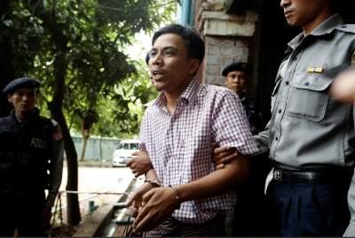 مثول صحفيى رويترز للمحاكمة لاتهامهما بانتهاك القانون فى ميانمار