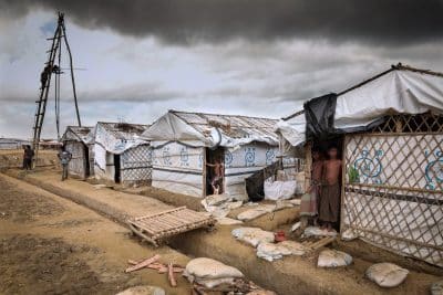 منظمة الهجرة الدولية تنشئ ملاجئ جديدة في كوكس بازار تحسبا لخطر الانهيارات الأرضية