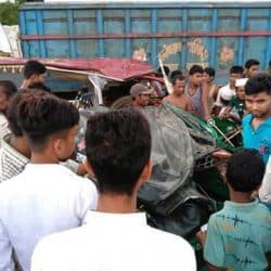 انقلاب شاحنة في بنغلادش يودي بحياة عدد من اللاجئين الروهنغيا