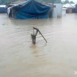 الأمطار الغزيرة تغمر مخيمات اللاجئين الروهنغيا في بنغلادش