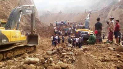 مخاوف من مقتل 27 عاملاً بانهيار منجم في ميانمار