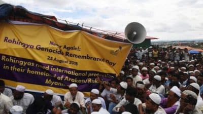 الروهنغيا يحيون ذكرى حملة ميانمار العسكرية ضدهم باحتجاجات في بنغلادش