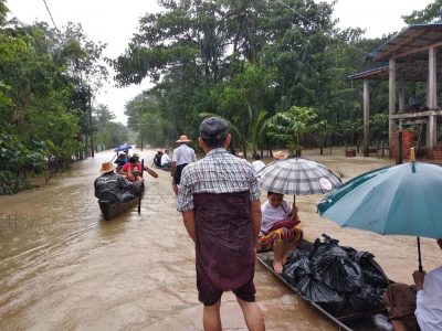 مصرع عشرين شخصا في الفيضانات التي اجتاحت ميانمار