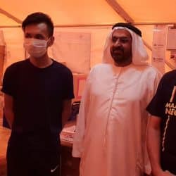 سفير الإمارات لدى بنغلادش يزور الروهنغيا ويشارك في تقديم المساعدات