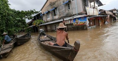 100 ألف دولار مساعدات إغاثية من الصين لضحايا الفيضانات في ميانمار