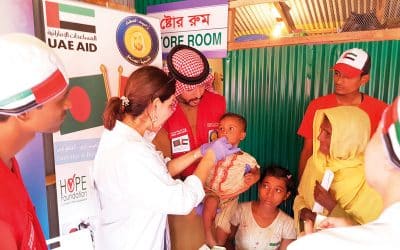 «زايد الإنسانية» تستحدث عيادة ذكية لعلاج اللاجئين الروهنغيا في بنغلادش