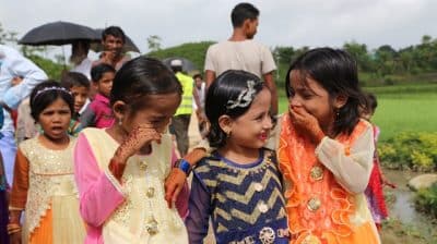 الأضحى.. عودة البسمة على وجوه أطفال لاجئي الروهنغيا