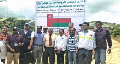 سلطنة عمان تفتتح مخيمًا للاجئين الروهنغيا