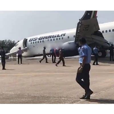 نجاة فريق إغاثي كويتي ذهب لإغاثة الروهنغيا من حادث طائرة في بنغلادش