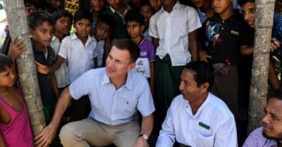 وزير الخارجية البريطاني يختتم زيارة لميانمار استمرت يومين