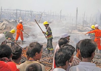 6 قتلى إثر نشوب حريق في مخيم للروهنغيا في ميانمار