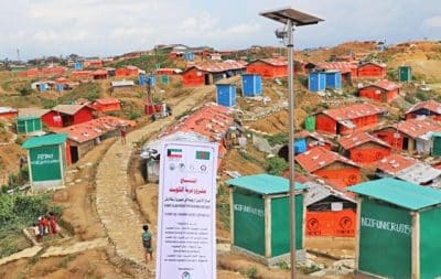 افتتاح «قرية الكويت» للروهنغيا في بنغلادش