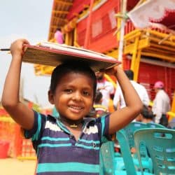 افتتاح أول مدرسة من طابقين للاجئين الروهنغيا في بنغلادش