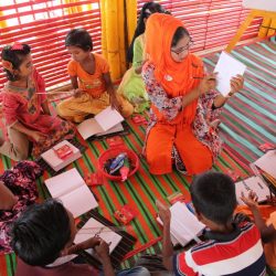 افتتاح أول مدرسة من طابقين للاجئين الروهنغيا في بنغلادش