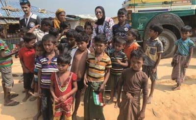 «النجاة» الكويتية تقدم مساعدات لـ 5 آلاف لاجئ روهنغي