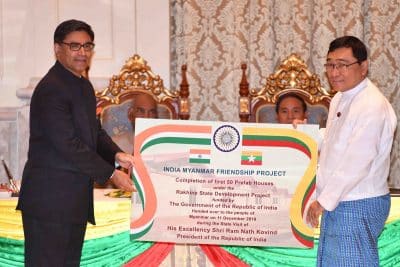 الهند تسلم لميانمار أول دفعة من منازل بنتها للفارين الروهنغيا