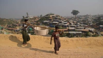 توفير شبكات مياه تعمل بالطاقة الشمسية للاجئي "الروهنغيا"